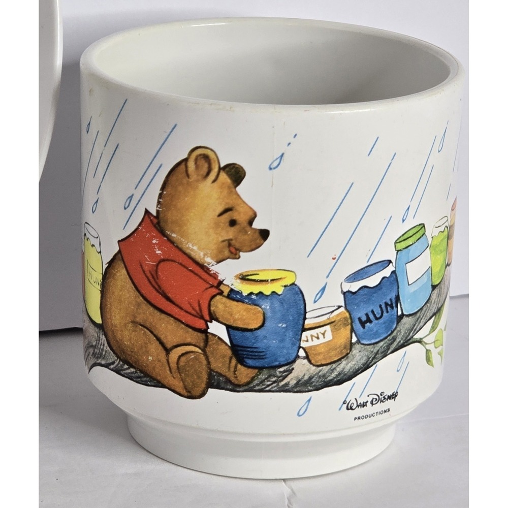 Vtg. Oneida Ware Winnie the Pooh Bowl and Cup Set ( 2-pcs) EUC - Picture 3 of 9